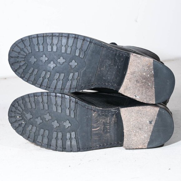 Frye 3478815 Veronica Combat Moto Boots in Black - 7 - Picture 3 of 7